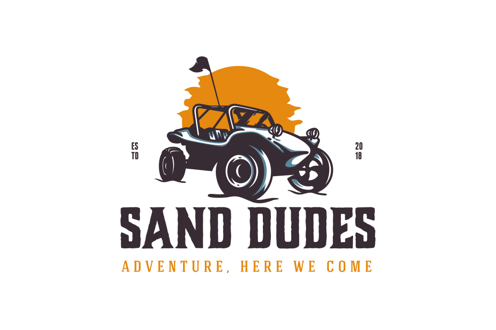 sand dudes logo design
